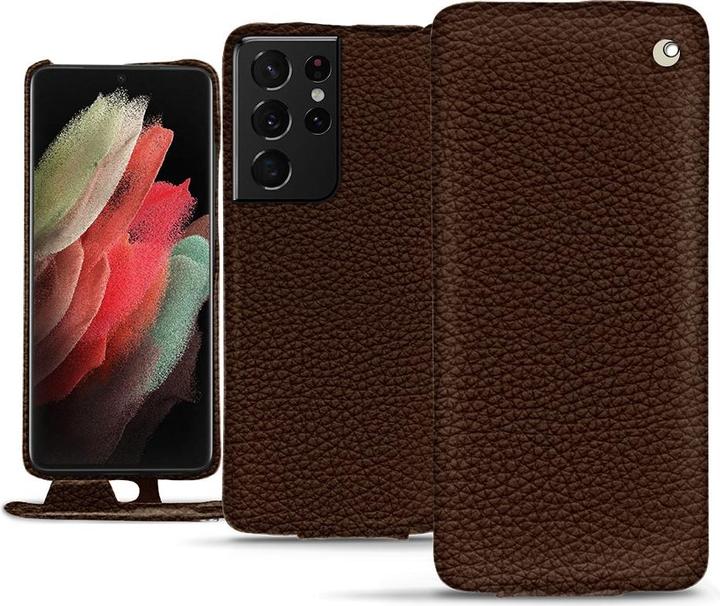 Actual product image Noreve Leather cover vertical (Samsung Galaxy S21 Ultra)