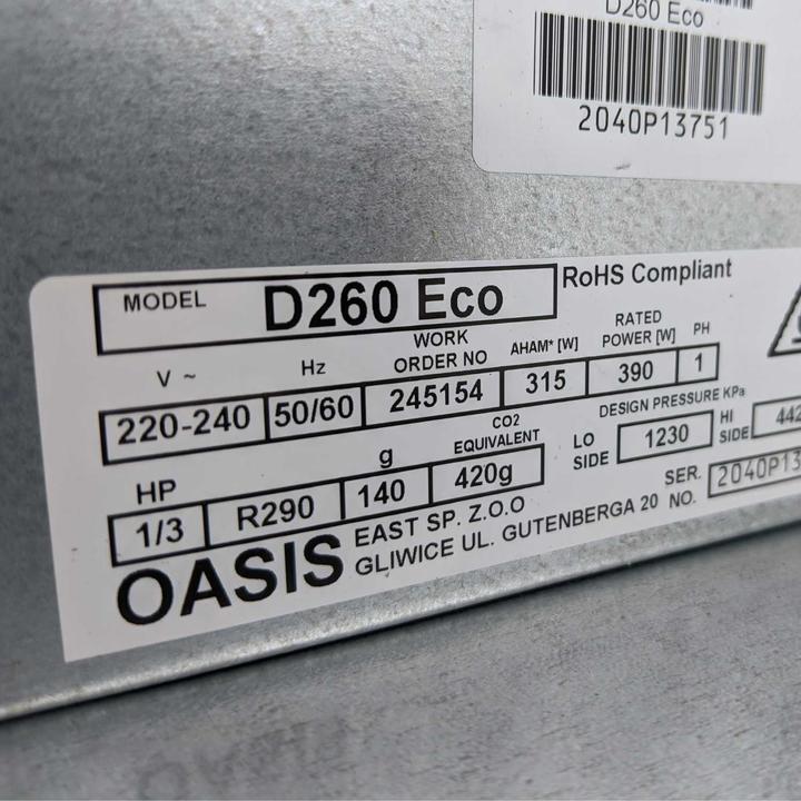 Image du produit Oasis D260 Eco (70 m², 26 l/24h)