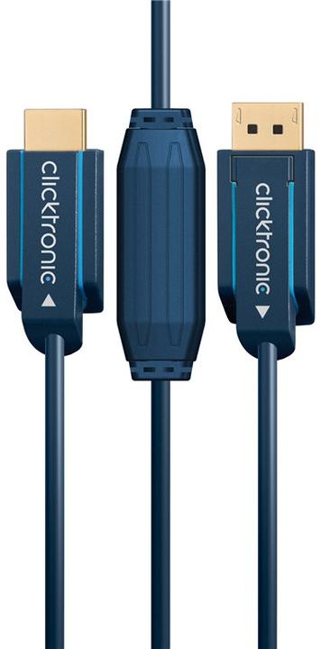 Produktbild clicktronic DisplayPort/HDMI Adapterkabel (1 m, DisplayPort, HDMI)