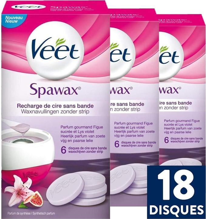 Actual product image Veet Pack of 3 replacement wax discs (3 x)
