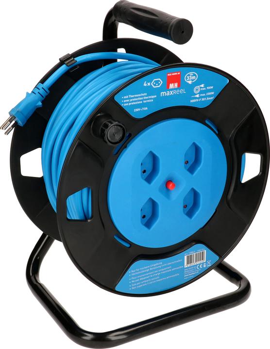 Max Hauri Avvolgicavo V2 33 m blu (33 m, 1.50 mm².)