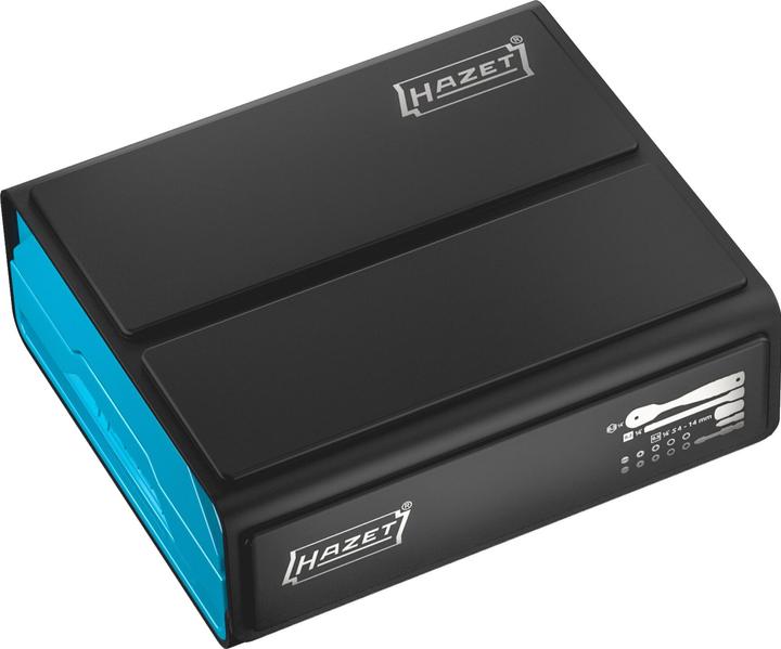 Image du produit HAZET Jeu de clés à douilles SmartCase 2200SC-2 ∙ Hexagone massif 6,3 (1/4 pouce), Carré creux 6,3 … (6 mm, 12 mm, 14 mm, 10 mm, 7 mm, 11 mm, 3 mm, 5 mm, 8 mm, 9 mm, 13 mm, 4 mm)