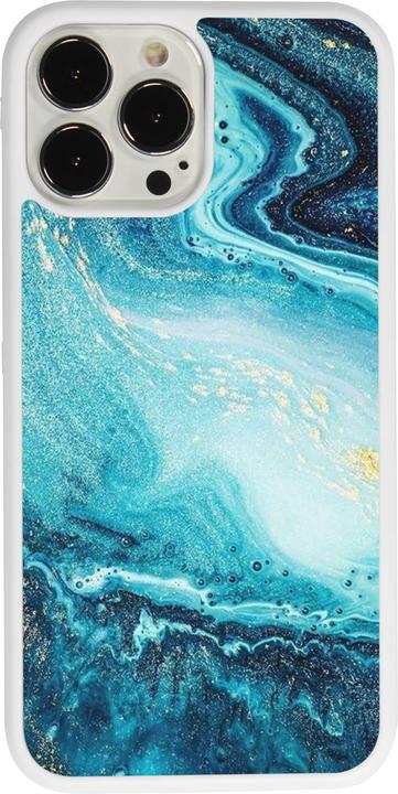 Image du produit PhoneLook Coque Silicone rigide blanc Sea Foam Blue (Apple iPhone 13 Pro Max)