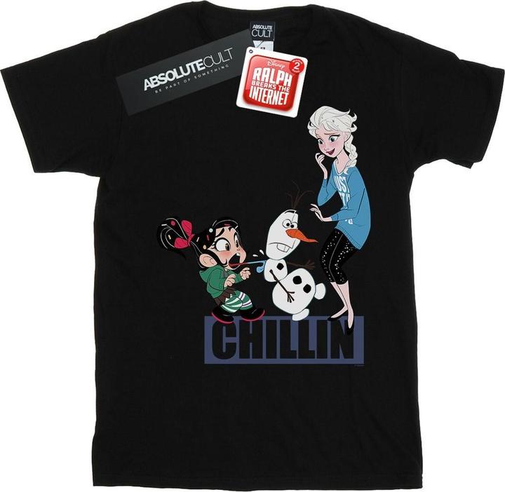 Disney Wreck It Ralph Elsa And Vanellope TShirt (XL)