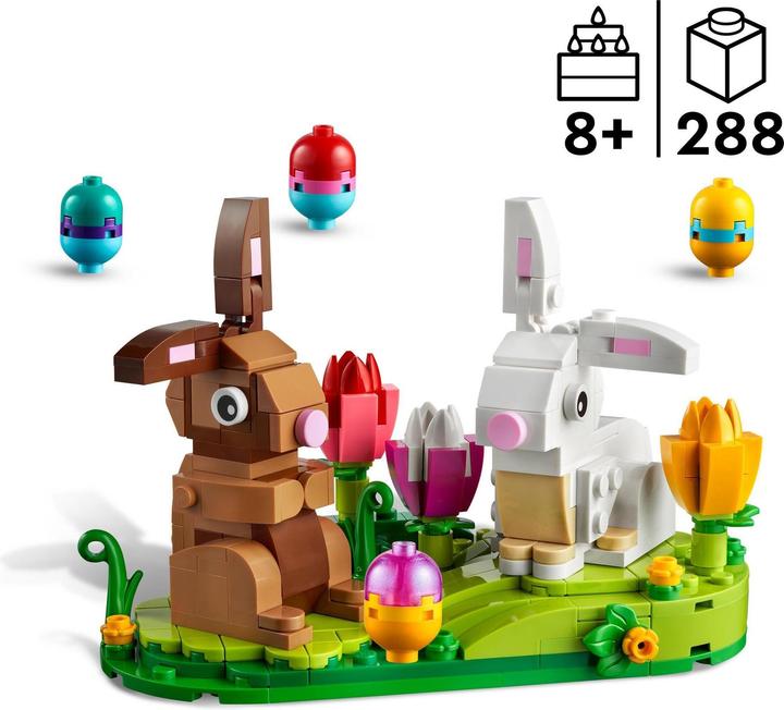 Image du produit LEGO 40523 Exposition de lapins de Pâques (40523, LEGO Sets saisonniers, LEGO Disney)