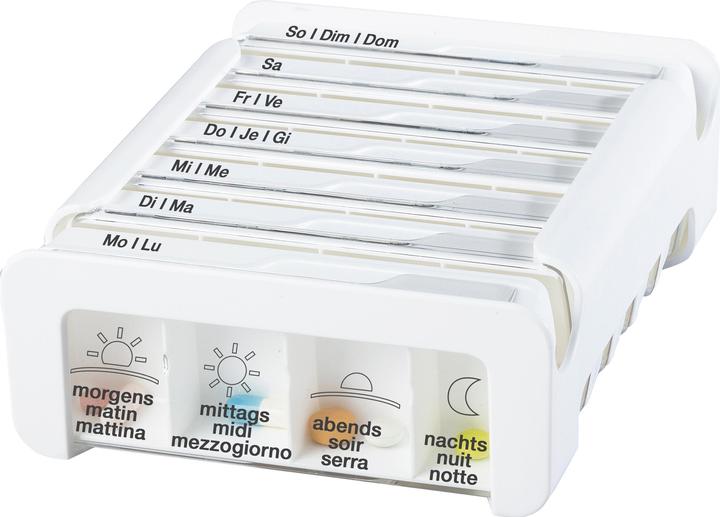 Immagine prodotto Anabox Compatto 7 giorni tedesco/francese/italiano bianco