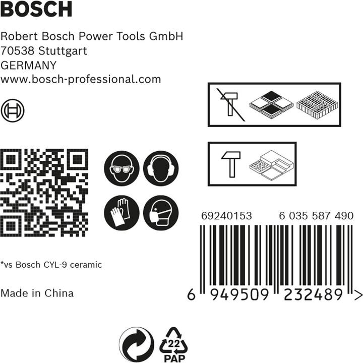 Produktbild Bosch Professional Zubehör EXPERT HEX-9 HardCeramic Bohrer Mixed Set, 6 mm, 5-tlg. (6 mm)