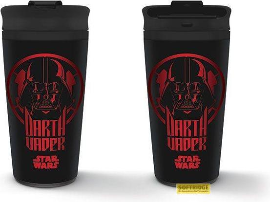 Actual product image Pyramid Star Wars - Dark Vador Mug transportable en métal 450ml (425 ml, 1 x)
