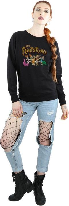 Produktbild The Flintstones Group Distressed Sweatshirt (L)