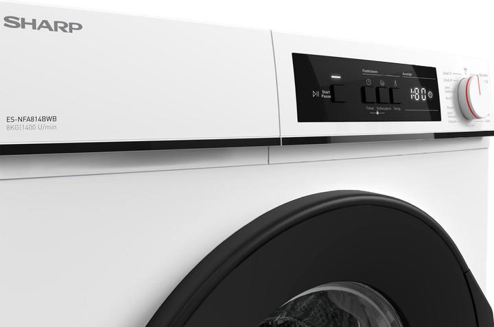 Immagine prodotto Sharp ES-NFA814BWB-DE (8 kg, A sinistra)