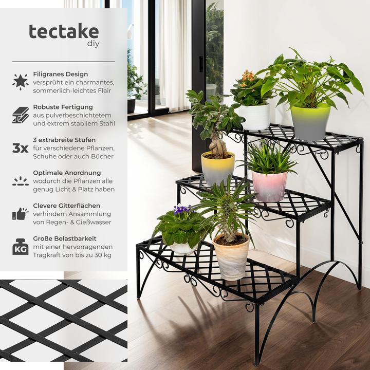 Image du produit tectake Escalier Porte Plantes