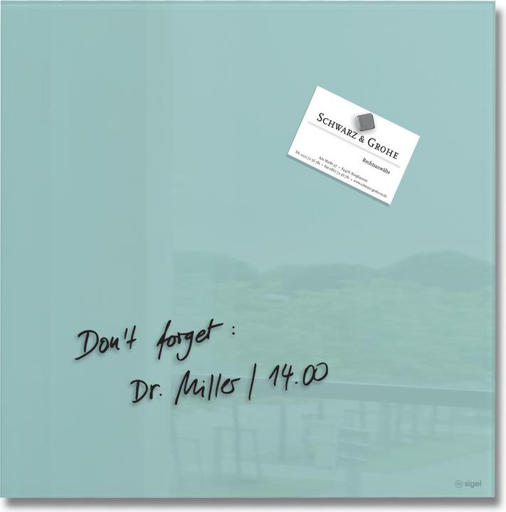 Actual product image Sigel Glass Magnet Board Artverum (Magnet board, 30 x 30 cm)