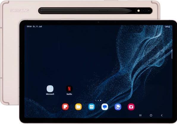 Actual product image Samsung Galaxy Tab S8 (5G, 11", 128 GB, Pink Gold)