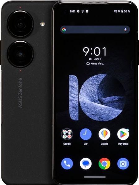 Actual product image ASUS Zenfone 10 (512 GB, Midnight Black, 5.90", Dual SIM, 50 Mpx, 5G)