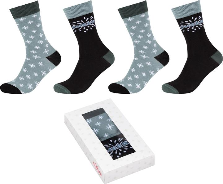 Produktbild S.Oliver Weihnachtssockenbox (4er Pack, 36, 40)