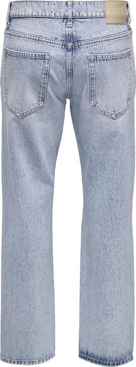 Actual product image Only & Sons ONSEDGE mid waist straight cut jeans regular fit jeans (W28/L32)