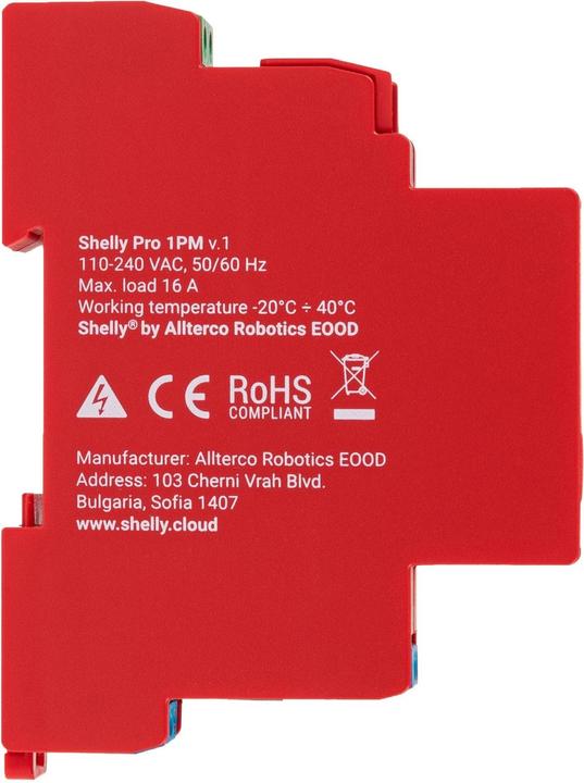 Actual product image Shelly Pro 1PM