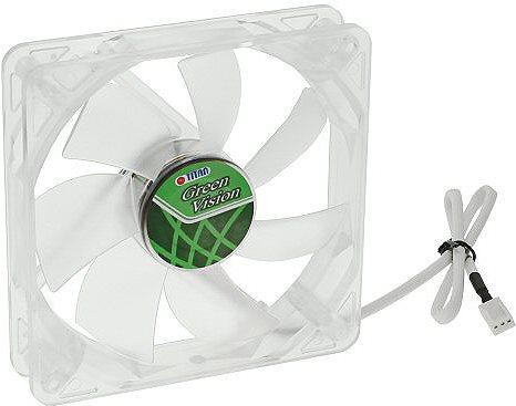 Actual product image Titan Fan,, 120x120x25mm, TFD-12025GT12Z/V2(RB), Green Vision (120 mm, 1 x)