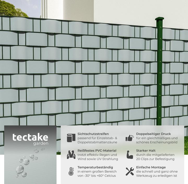 Actual product image tectake PVC privacy film