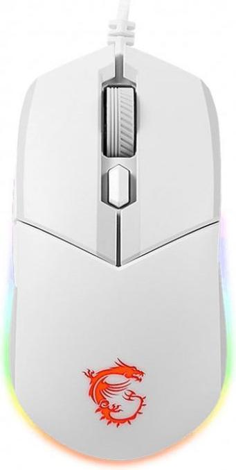 Actual product image MSI Clutch GM11 WHITE Gaming,USB (Cable)