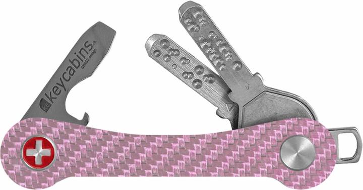 Keycabins Schlüsselorganisator KCCS1.4 Carbon S1 pink