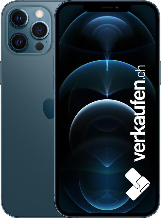 Image du produit verkaufen.ch iPhone 12 Pro Max (256 Go, Pacific Blue, 6.70", 12 Mpx, SIM + eSIM, B / Très bon)