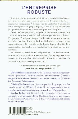 Actual product image Odile L'entreprise robuste : pour une alternative à la performance (French, Hamant Olivier, Charbonnier Olivier, Enlart S., 2025)