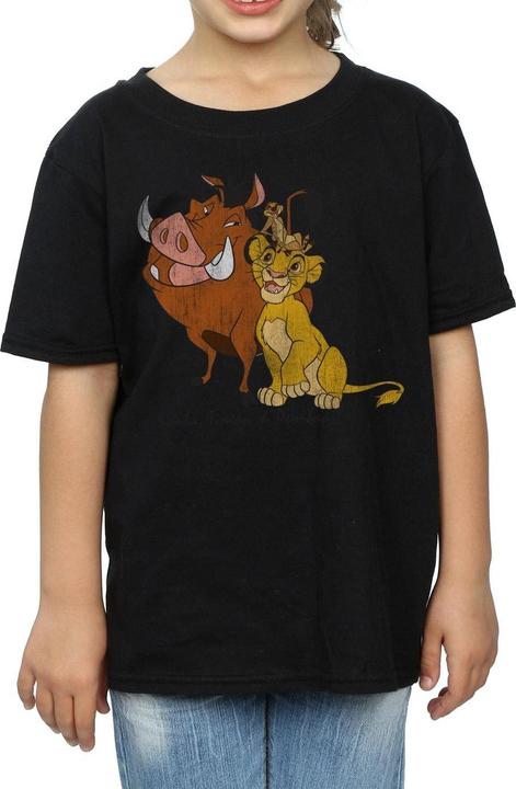 Produktbild Disney The Lion King Classic Simba Timon And Pumbaa TShirt Mädchen (140, 146)