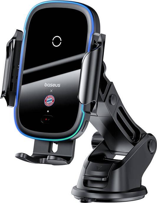 Immagine prodotto Baseus car holder with 15W charger (black) Bayern edition