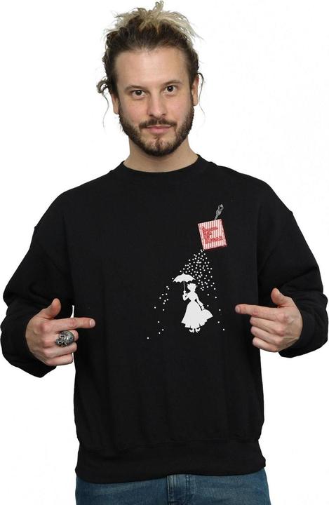 Actual product image Disney Mens Mary Poppins Spoonful Of Sugar Sweatshirt (3XL)