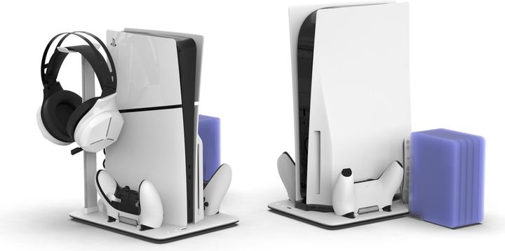 Actual product image IMP Tech - DLXLED Multi Function Charge and Cool Stand - Grey (PS5)