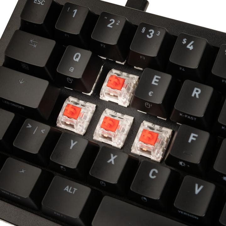 Actual product image CHERRY xtrfy K5 Gaming Keyboard TKL, RGB - Black (DE, Cable)