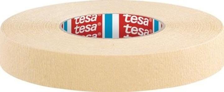 Actual product image tesa Crepe tape krepp® 4322 strongly creped chamois length 50 m width 25 mm (25 mm)