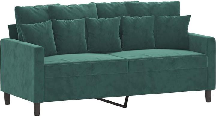 Immagine prodotto VidaXL Divano a 2 posti verde scuro 140 cm in velluto, colore (2 posti)