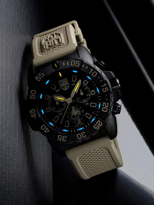 Actual product image Luminox XS.3590.NSF.SET Men's watch Navy Seal Foundation Chronograph Set 45mm 20ATM (Chronograph, 45 mm)