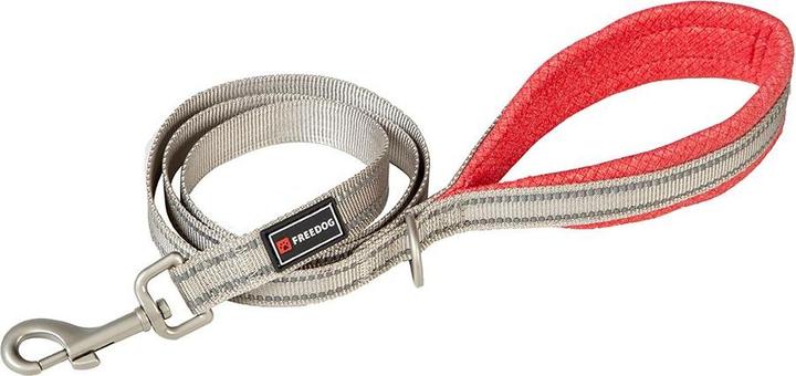 Actual product image Freedog Short nylon leash Shiva red 120x1.5cm (1.5, Dog, General)