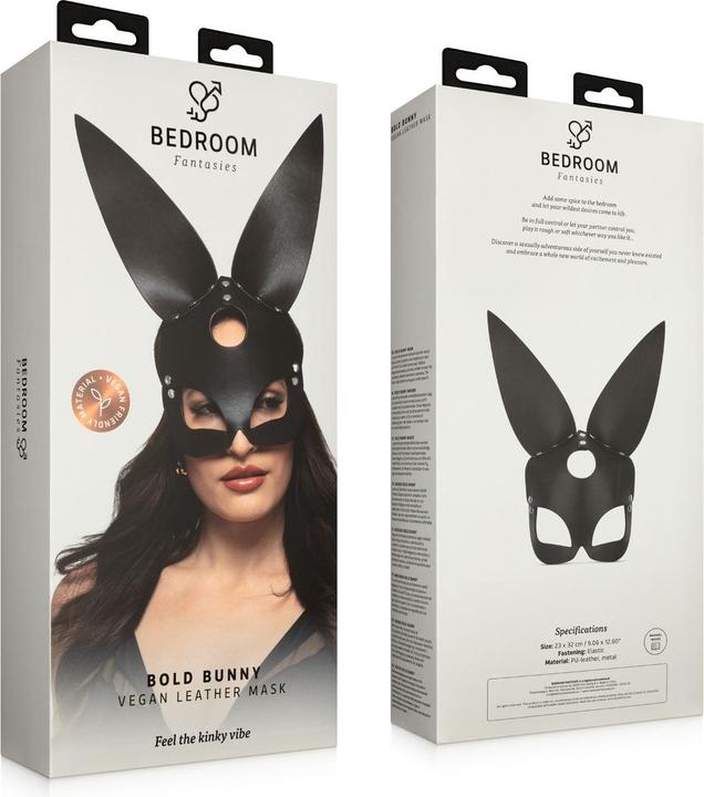 Produktbild Bedroom Fantasies Bold Bunny Maske Schwarz