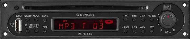 Actual product image Monacor PA-1140RCD ELA Radio/CD Module (Line-mixer)