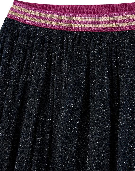 Actual product image Vertbaudet Girls' pleated skirt in glitter look (146)