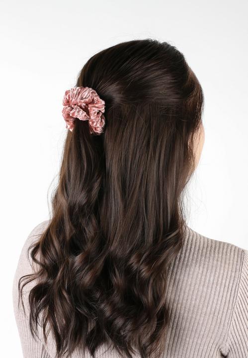 Actual product image Trisa Fashion Scrunchy Offwhite, Pink, Beige 3 pcs. (Hair tie)