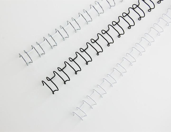 Produktbild GBC Binderücken Draht, 12 mm, 21 Ringe, schwarz