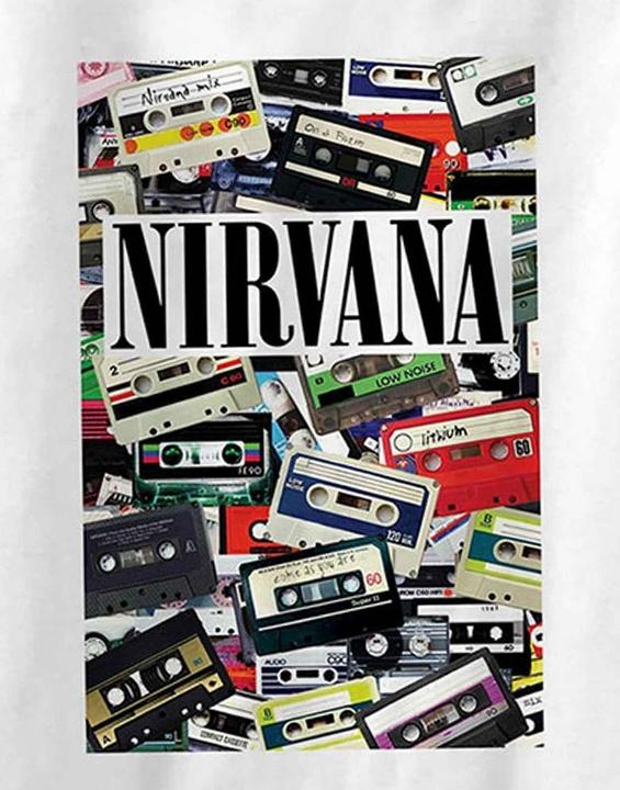 Actual product image Nirvana Cassette T-shirt (L)