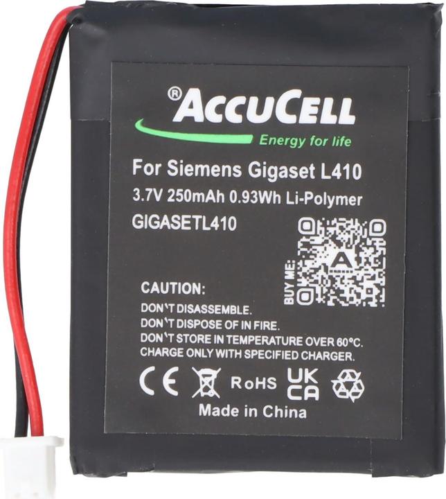 Produktbild Siemens Akku Gigaset L410 Akku S30852-D2240-X1, V30145-K1310-X448