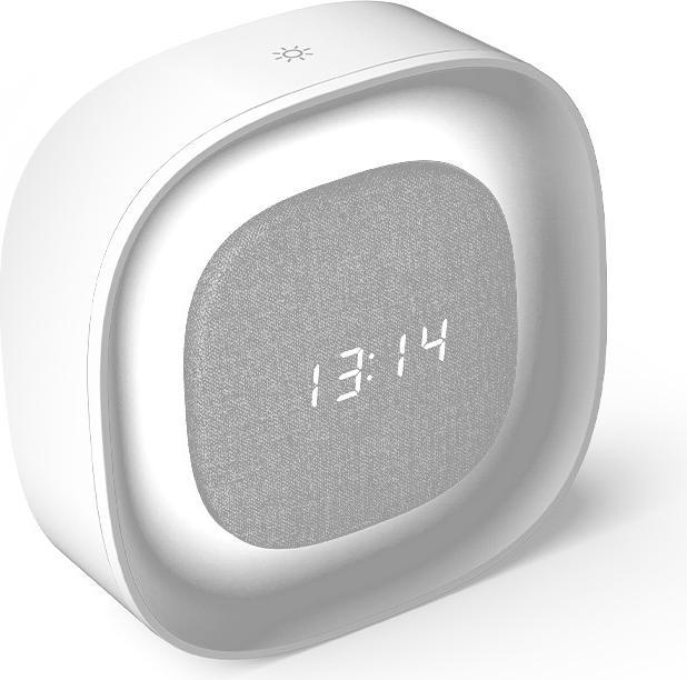 Actual product image Forever Light Alarm clock with Night Light LED PURE FNL-03 BJORN white square
