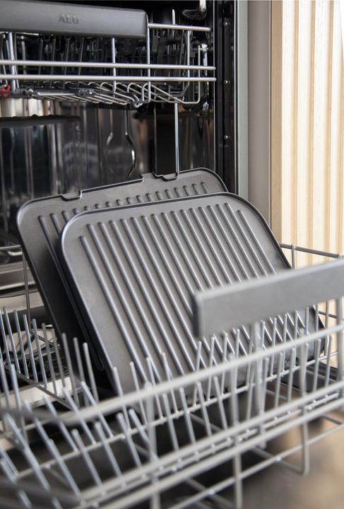Immagine prodotto Domo Genius Grill elettrico a contatto Rivestimento antiaderente, con display Acciaio inox, nero (Spina UE)