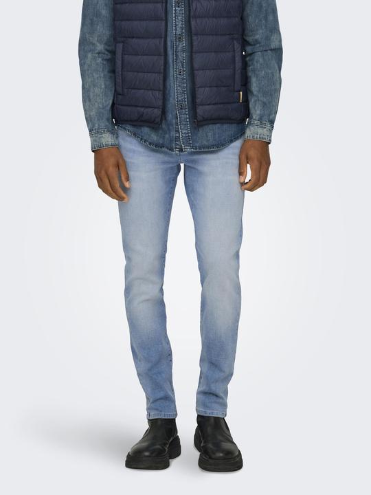 Actual product image Only & Sons ONSWEFT Medium waist regular fit jeans Slim fit jeans (W32/L32)
