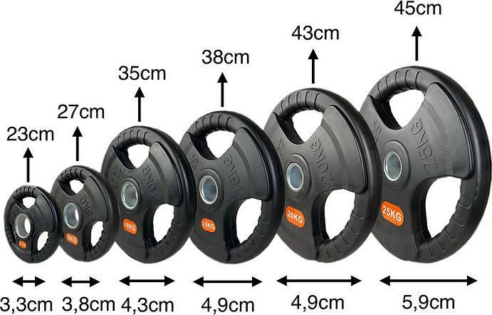 Produktbild FlexAthletix Hantelscheiben Set 50mm (2 x 2.5 kg, 2 x 5 kg, 2 x 10 kg, 2 x 15 kg, 2 x 20 kg, 2 x 25 kg)