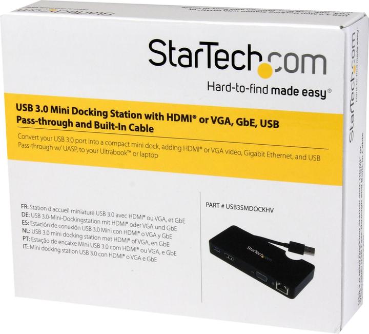 Image du produit StarTech Mini station d'accueil pour ordinateur portable (USB-A, 1 Ports)