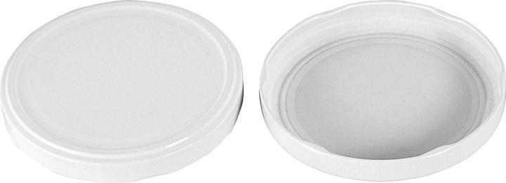 Image du produit Dosen-Zentrale Couvercle Twist-off résistant à la stérilisation Ø100mm blanc (6 pcs)