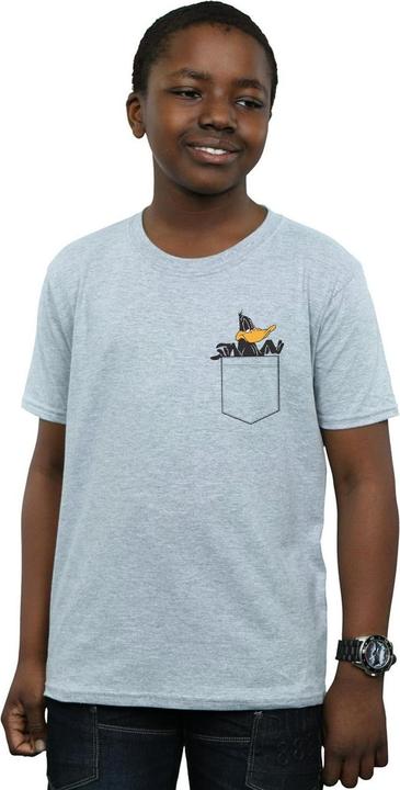 Image du produit Looney Tunes - T-shirt DAFFY DUCK FAUX POCKET - Garçon (140, 146)